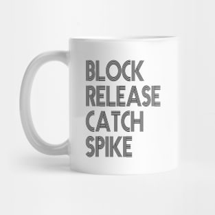 Block Release Catch Spike block release Mug